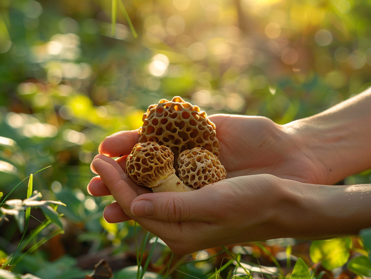 morilles comestibles